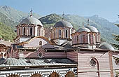 Rila Monastery, the five domed church the Nativity of the Virgin 